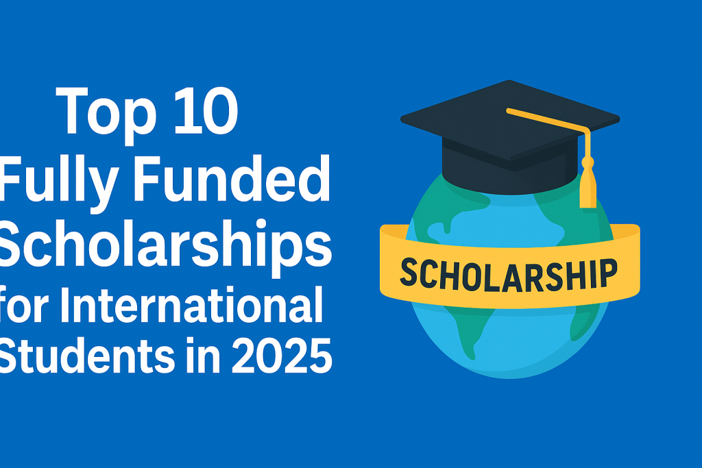 Top 10 Fully Funded Scholarships for International Students in 2025